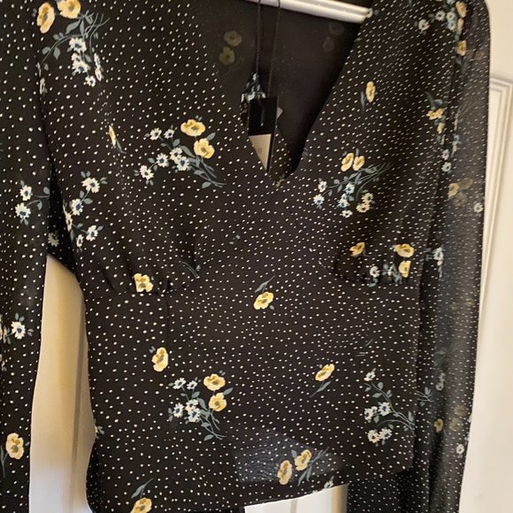 Dynamite Open Back Blouse with Ruffles - Picture 2 of 6